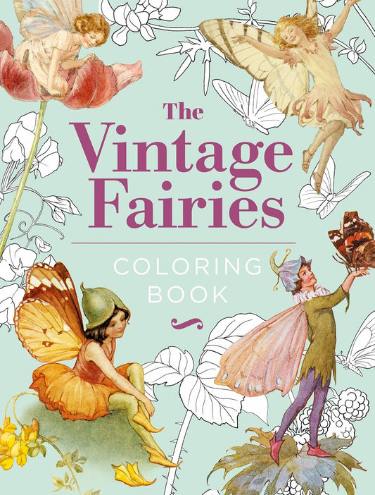 The Vintage Fairies Colouring Book | Hardback Gift Edition