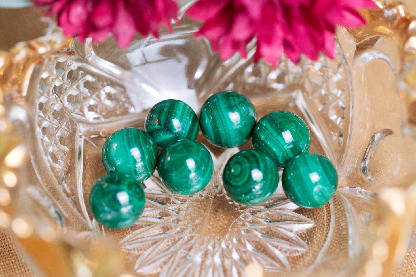 Malachite Mini Spheres