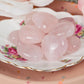 Rose Quartz Puffy Hearts