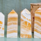 Orange Calcite Towers