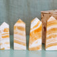 Orange Calcite Towers