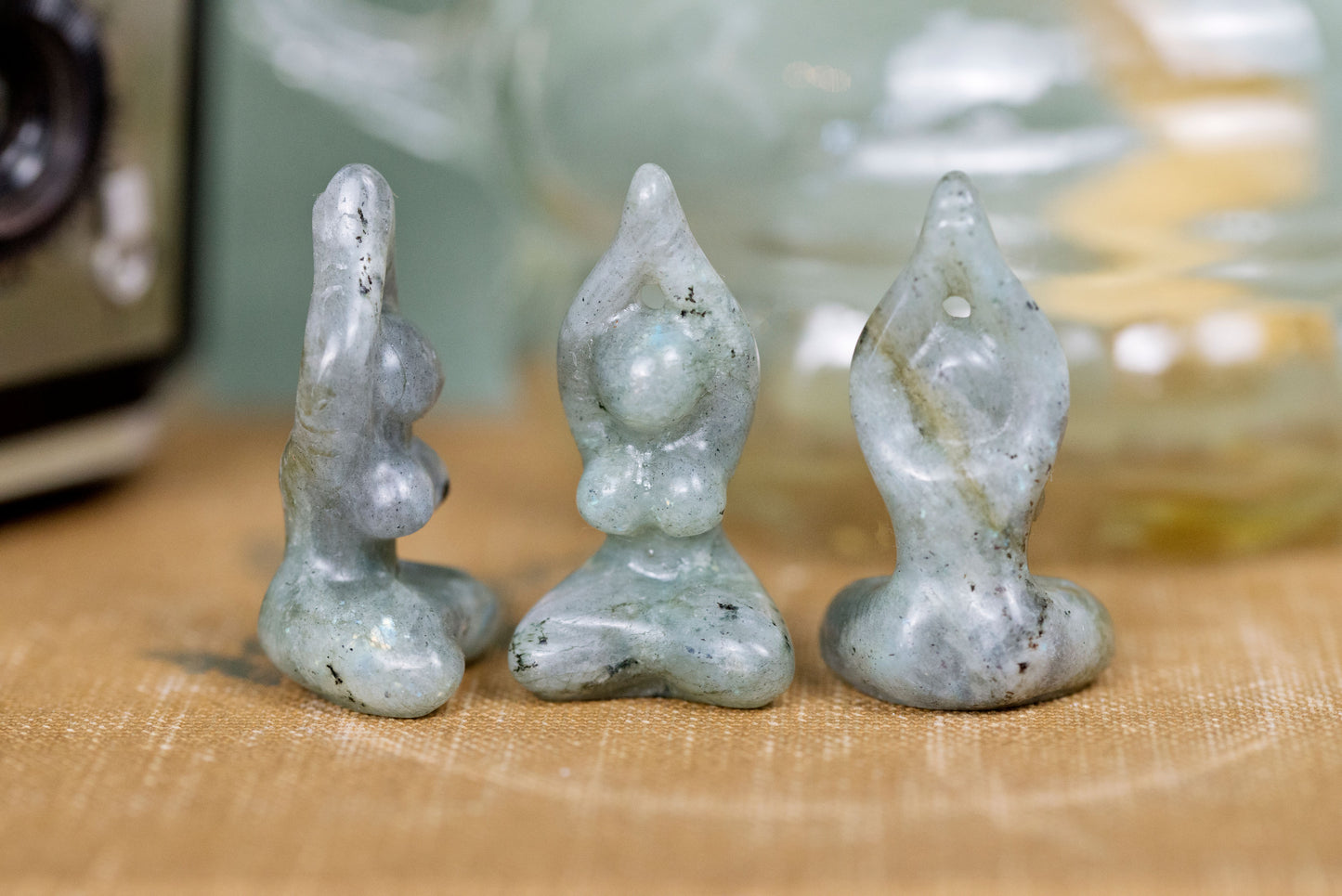 Labradorite Yoga Goddess