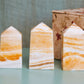 Orange Calcite Towers