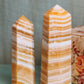 Orange Calcite Towers