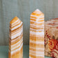 Orange Calcite Towers