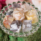 Flower Agate Cubes