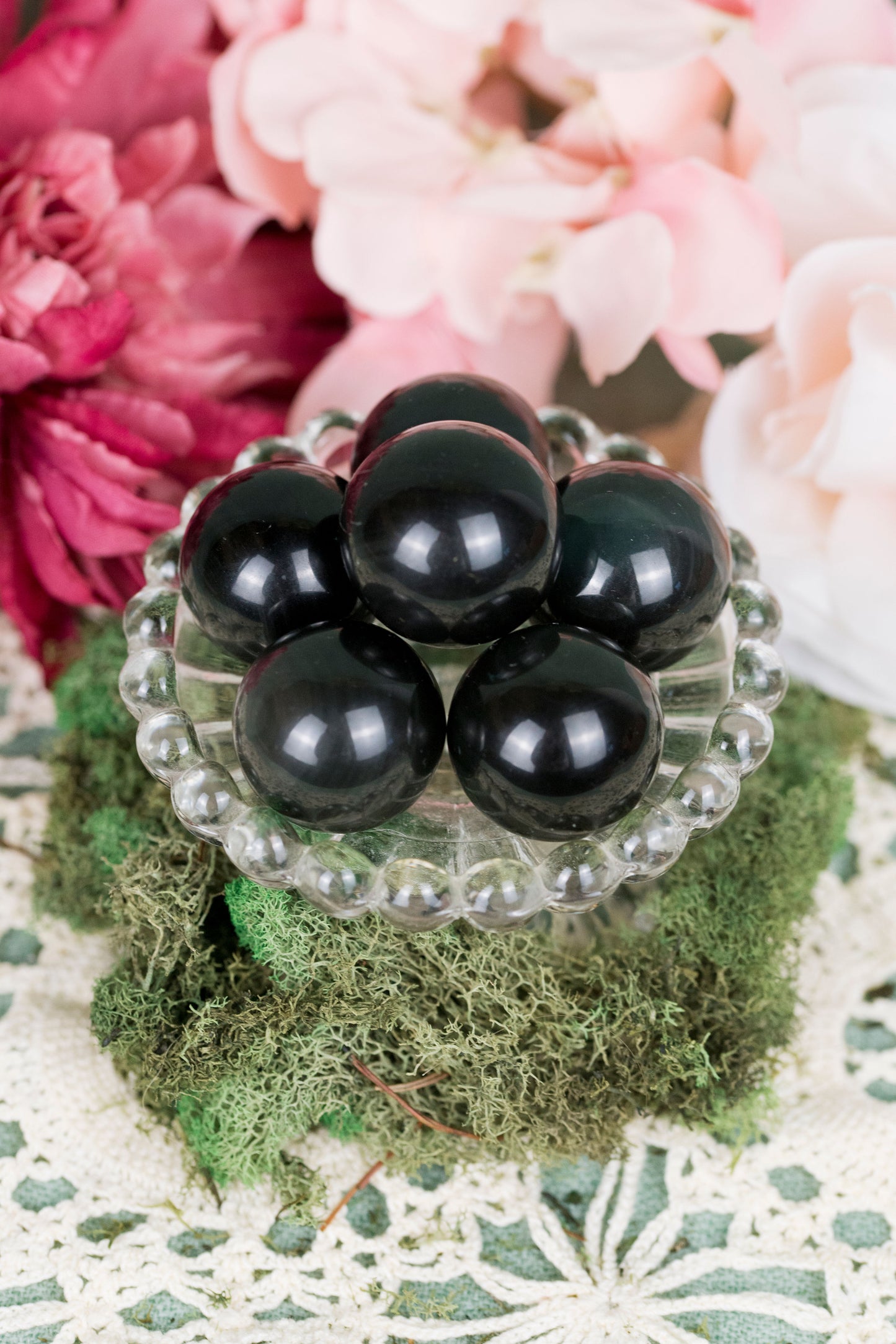 Rainbow Obsidian Spheres (Medium)