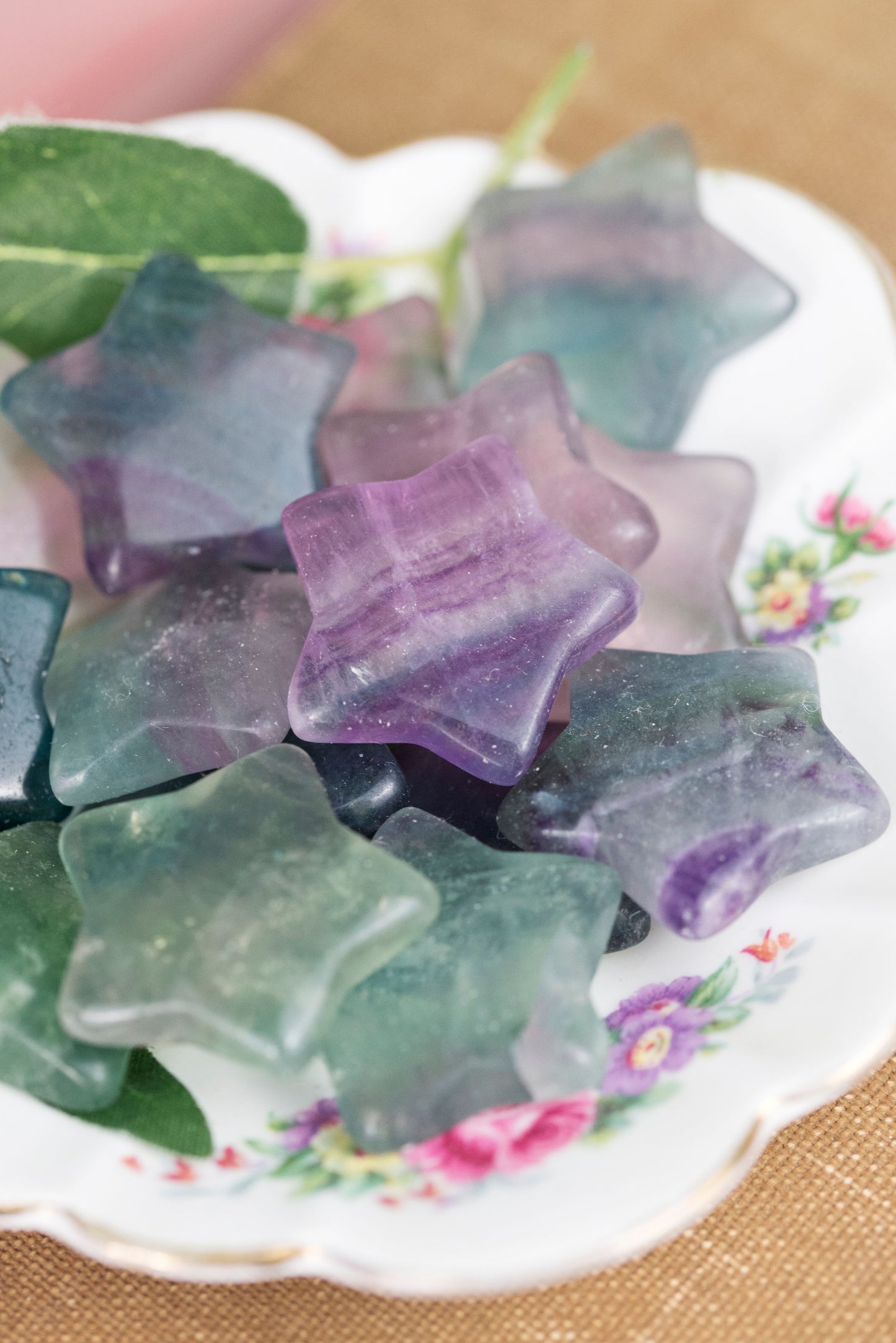 Rainbow Fluorite Stars