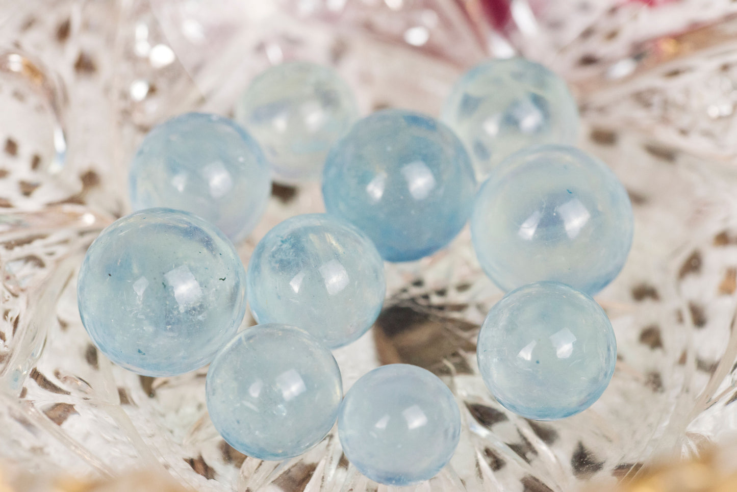 Aquamarine Mini Spheres