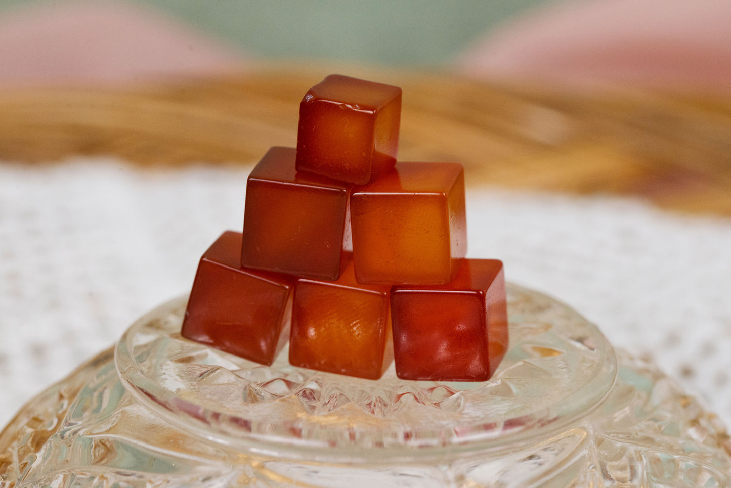 Carnelian Mini Cubes