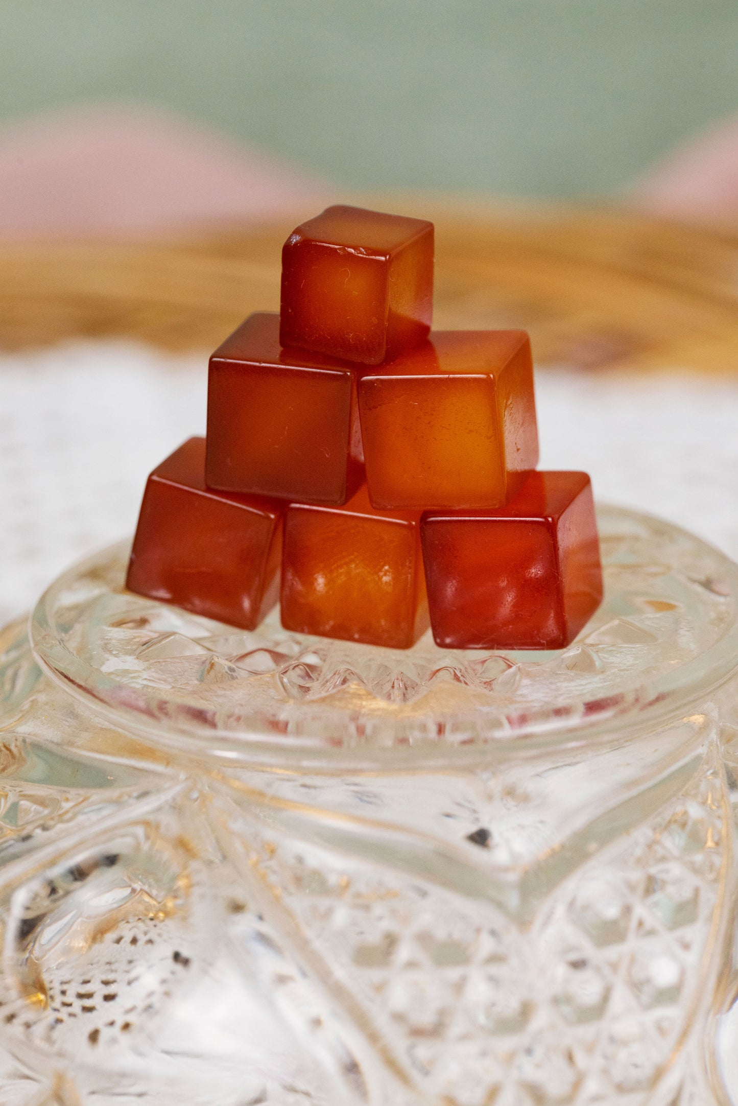 Carnelian Mini Cubes