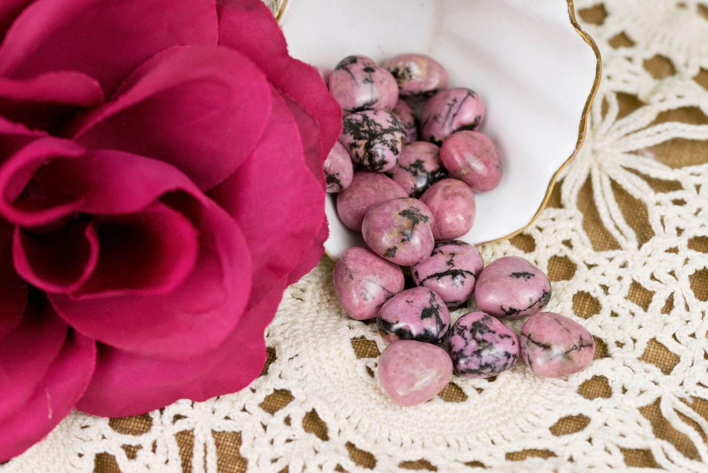 Rhodonite Mini Hearts