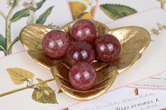 Strawberry Quartz Mini Spheres