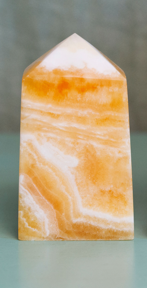 Orange Calcite Towers