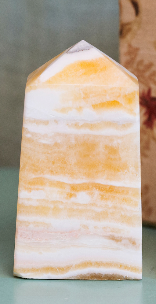 Orange Calcite Towers