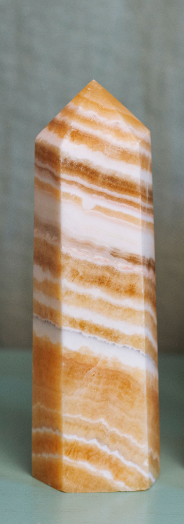 Orange Calcite Towers