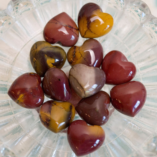 Mookaite Mini Hearts